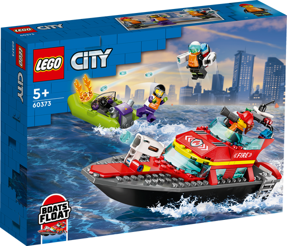 LEGO City Brandräddningsbåt 60373