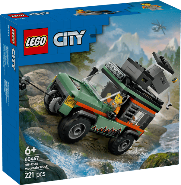 LEGO City 4 hjulsdriven terrängbil för bergskörning 60447