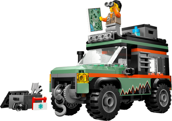 LEGO City 4 hjulsdriven terrängbil för bergskörning 60447