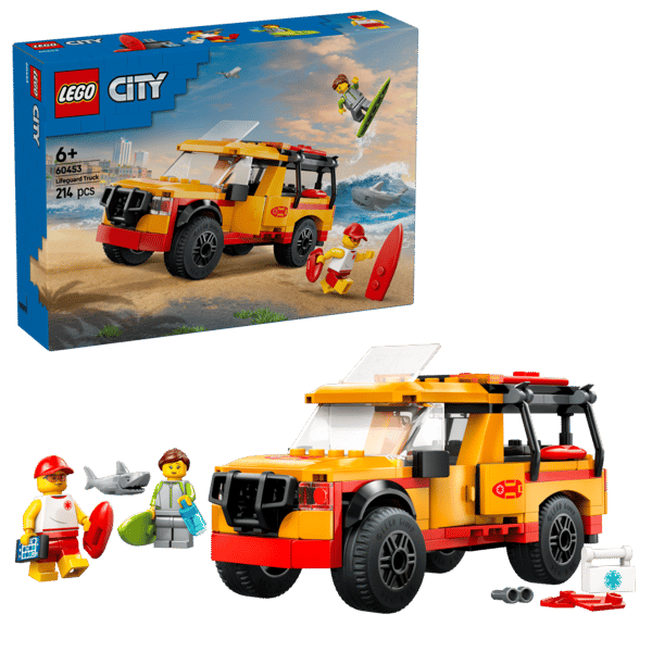 LEGO City Strandräddning med livräddarbil 60453