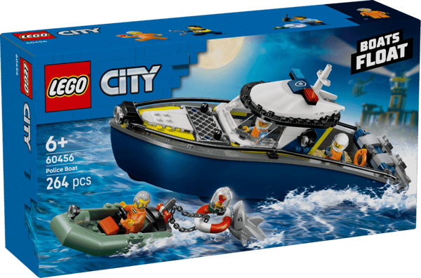 LEGO City Polisens båtjakt 60456