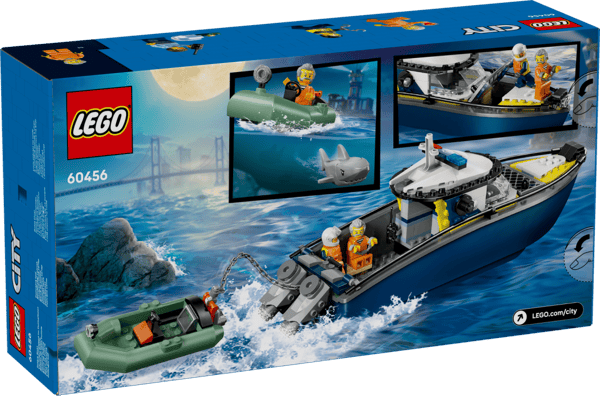 LEGO City Polisens båtjakt 60456