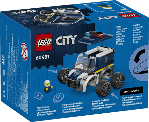 LEGO City Fordon polisbil 60481