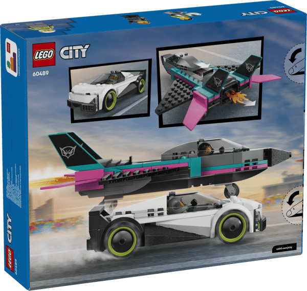 LEGO City Jetplan mot bil 60489