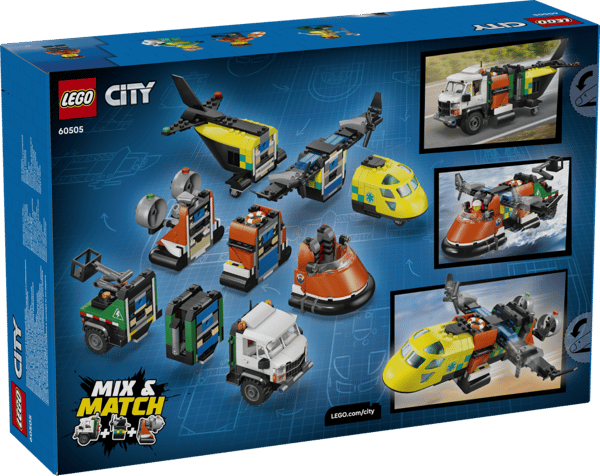 LEGO City Flygplan, servicebil och svävare 60505