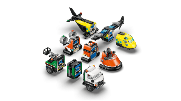 LEGO City Flygplan, servicebil och svävare 60505