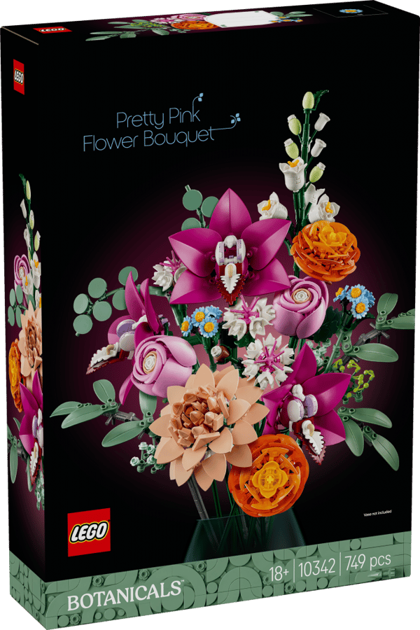 LEGO Botanicals Vacker rosa blombukett 10342