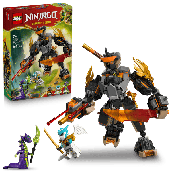 LEGO Ninjago Coles uppdragsrobot och Drak Zane 71854