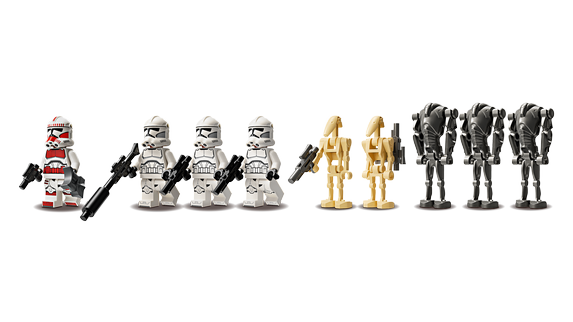 LEGO Star Wars Clone Trooper och Battle Droid Battle Pack 75372