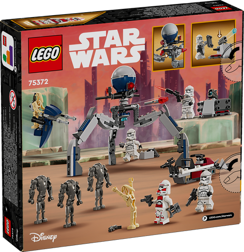 LEGO Star Wars Clone Trooper och Battle Droid Battle Pack 75372