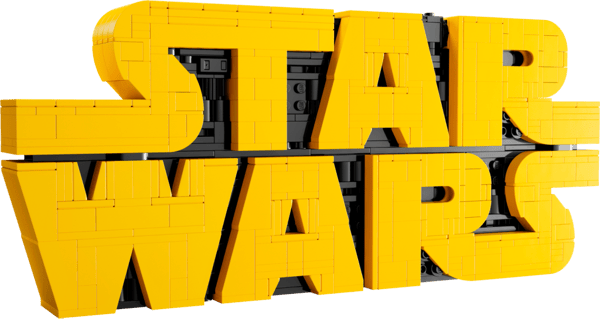 LEGO Star Wars Brick built Star Wars Logo 75407