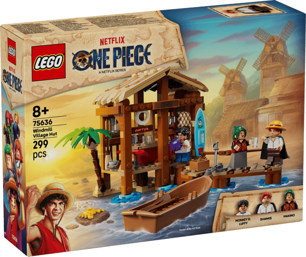 LEGO ONE PIECE Hydda i Väderkvarnsbyn 75636