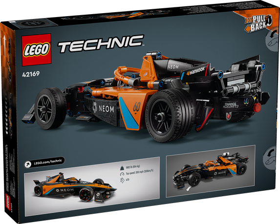 LEGO Technic NEOM McLaren Formula E racerbil 42169