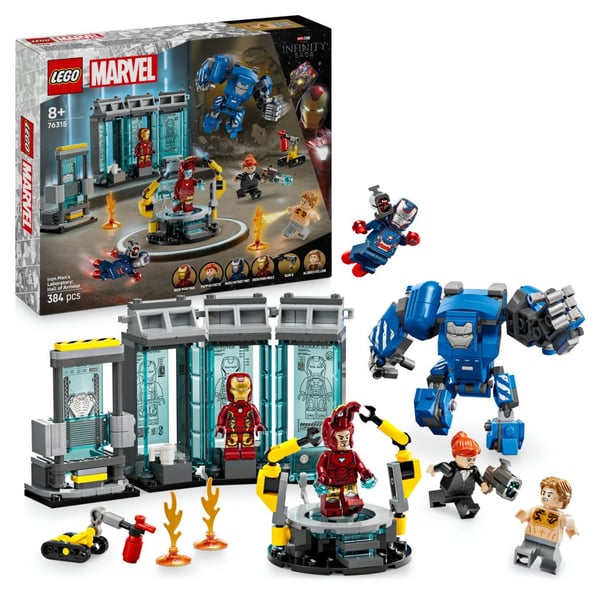 LEGO Super Heroes Iron Mans labb: rustningarnas sal 76315