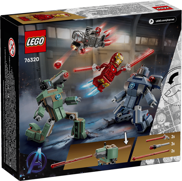 LEGO Super Heroes Iron Man och War Machine mot Hammer Drones 763