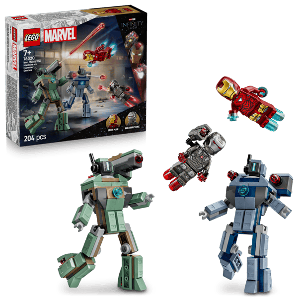 LEGO Super Heroes Iron Man och War Machine mot Hammer Drones 763