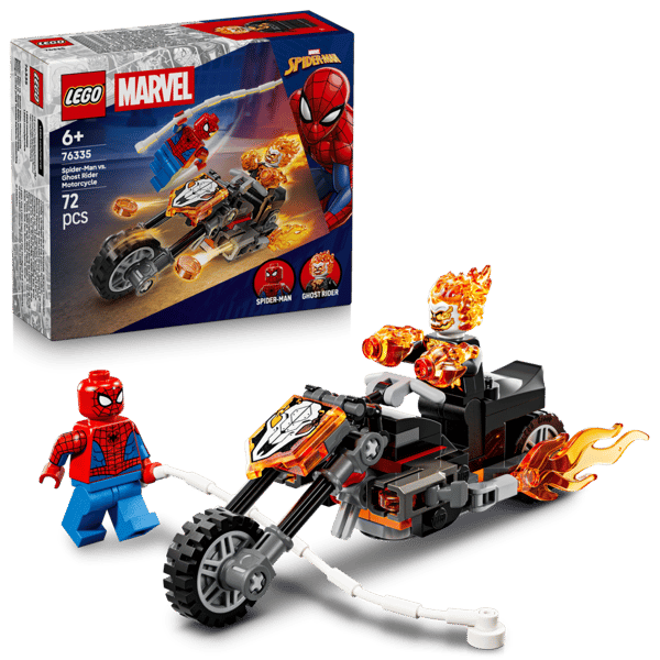 LEGO Super Heroes Spider Man mot Ghost Rider på motorcykel 76335