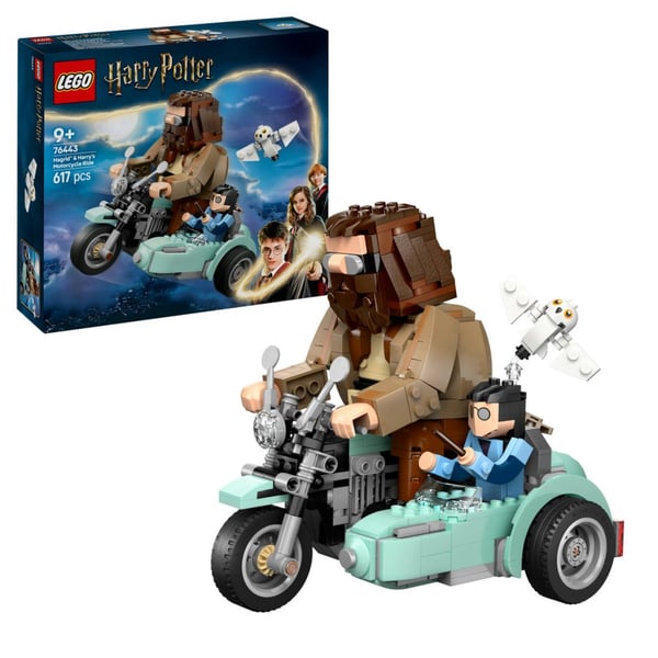 LEGO Harry Potter Hagrids och Harrys motorcykeltur 76443