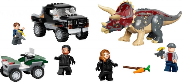 LEGO Jurassic World Triceratops pickupattack 76950