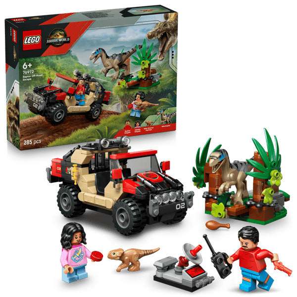 LEGO Jurassic World Terrängflykt med raptor 76972