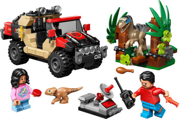 LEGO Jurassic World Terrängflykt med raptor 76972