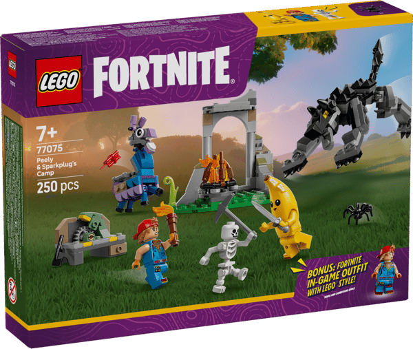 LEGO Fortnite Peely och Sparkplugs läger 77075