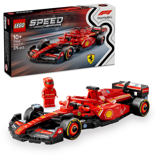 LEGO Speed Champions Ferrari SF 24 F1 racerbil 77242