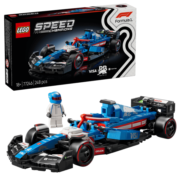 LEGO Speed Champions Visa Cash App RB VCARB 01 F1 racerbil 77246