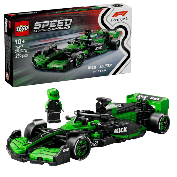 LEGO Speed Champions KICK Sauber F1 Team C44 racerbil 77247