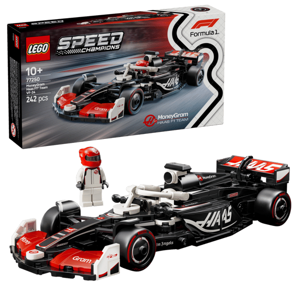 LEGO Speed Champions MoneyGram Haas F1 Team VF 24 racerbil 77250