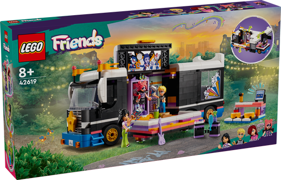 LEGO Friends Popstjärnans turnébuss 42619