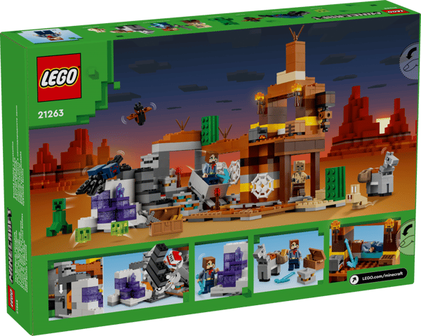 LEGO Minecraft Gruvschaktet i stenöknen 21263