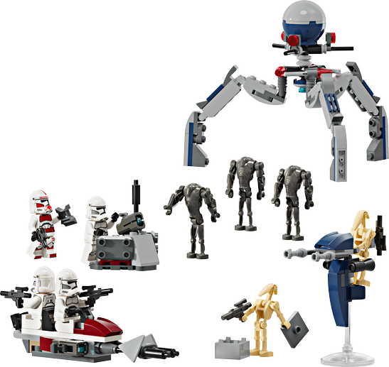 LEGO Star Wars Clone Trooper och Battle Droid Battle Pack 75372