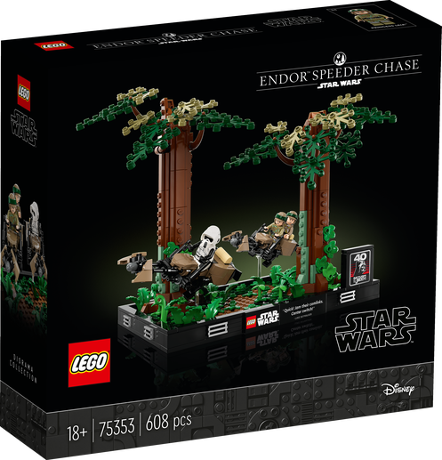 LEGO Star Wars Endor Speeder Chase Diorama 75353