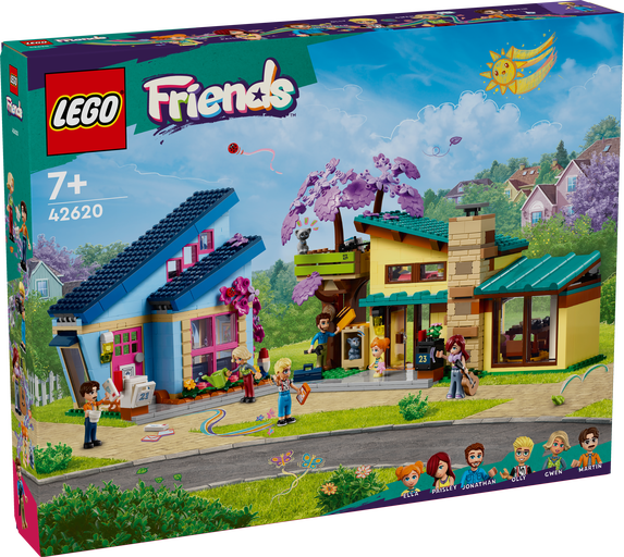 LEGO Friends Ollys och Paisleys familjehus 42620