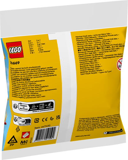 LEGO Creator Ikoniskt rött flygplan 30669