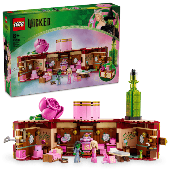 LEGO Wicked Glinda och Elphabas studentrum 75683