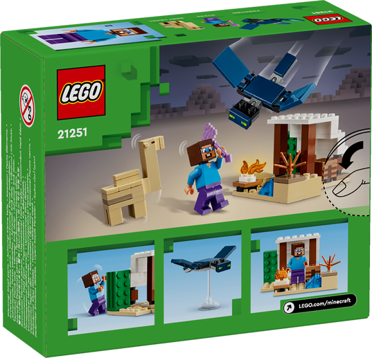 LEGO Minecraft Steves ökenexpedition 21251