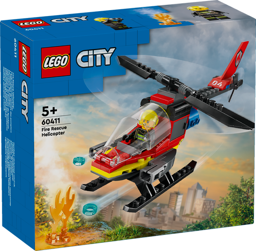 LEGO City Brandräddningshelikopter 60411