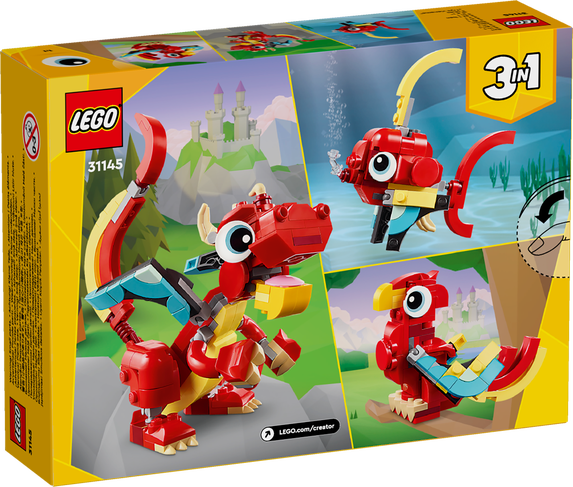 LEGO Creator Röd drake 31145