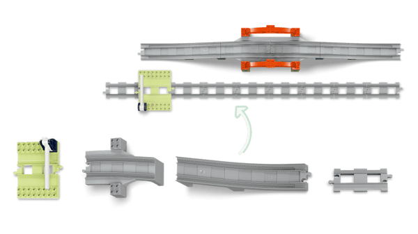 LEGO DUPLO Tågbro och spår Expansionsset 10426