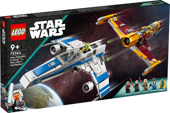 LEGO Star Wars New Republic E Wing vs Shin Hatis Starfighter 753