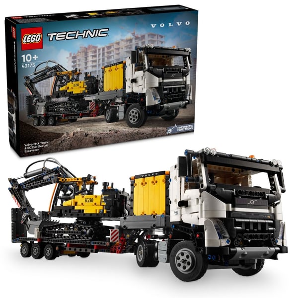 LEGO Technic Volvo FMX lastbil & EC230 elgrävmaskin 42175