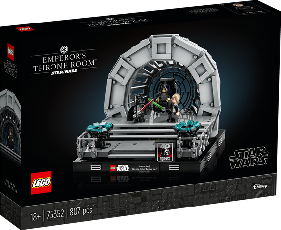 LEGO Star Wars Emperors Throne Room Diorama 75352