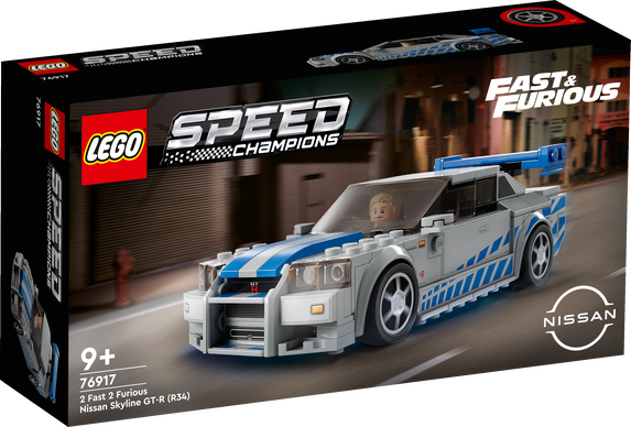 LEGO Speed Champions 2 Fast 2 Furious Nissan Skyline GT-R (R34)