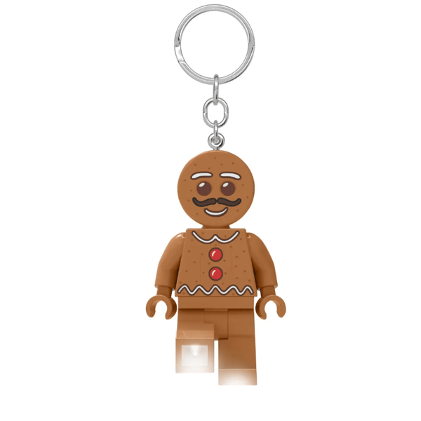 LEGO Nyckelring med lampa - Pepparkaksgubbe 5007809