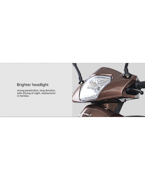 Ekomoto Vista K1 elektrisk promenadscooter med tak, 1000W, 20Ah AC BN