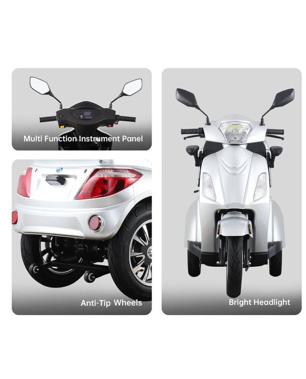Ekomoto Vista 1 elektrisk mobilitetsskoter, 1000W, 20Ah AC RD