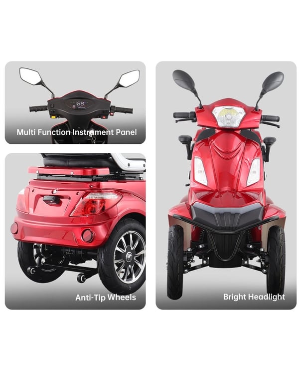 Ekomoto Elektrisk Permobil Vista K1, 1000W, 20Ah AC