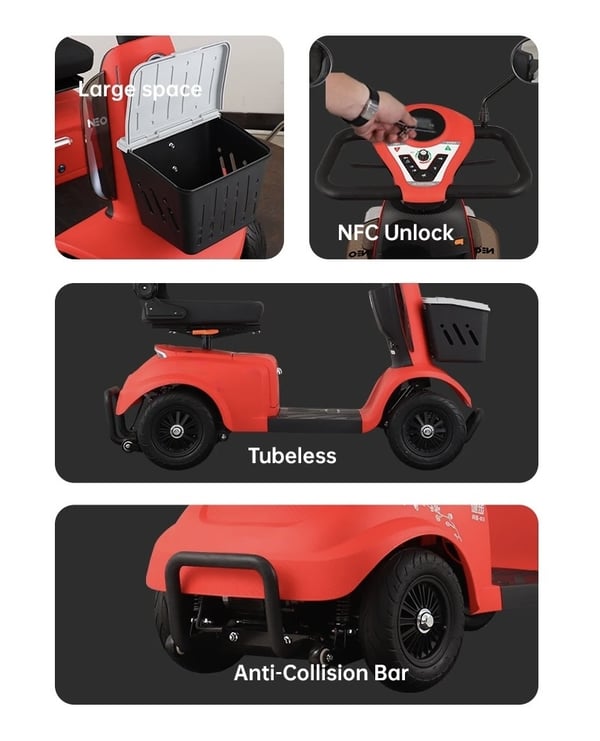 Ekomoto Sähköinen Permobil Neo, 350W, 20Ah